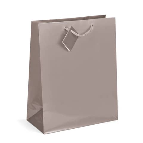 Shopper regalo plastificata Lebez 50,8x71,1x17,8 cm - colori assortiti conf. 12 pezzi - 4357